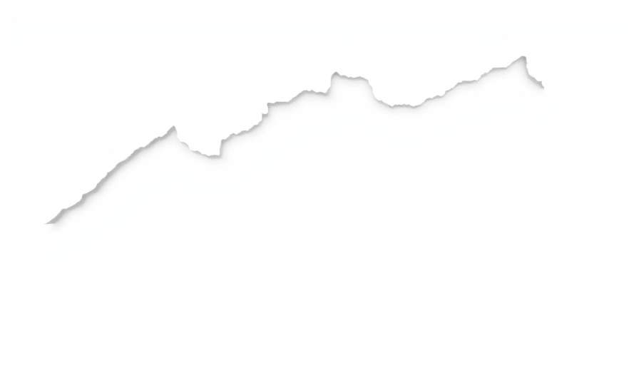 Abstract map silhouette representing earthquake in Tibet.