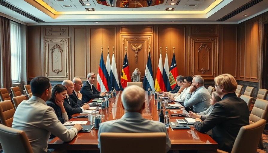 Declaration principles discussion in Congo meeting room.