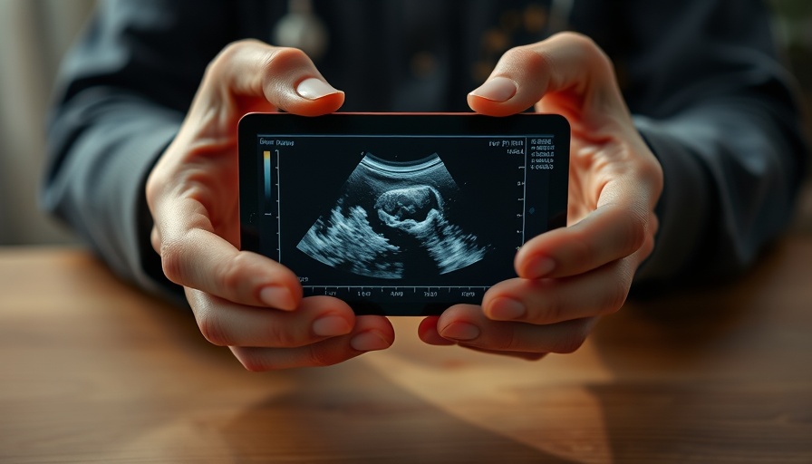 Hands holding ultrasounds, close-up, related to stealing funds intended for surrogates.