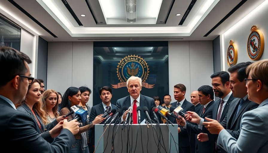Modern conference room during Department Press Briefing July 22 2025.