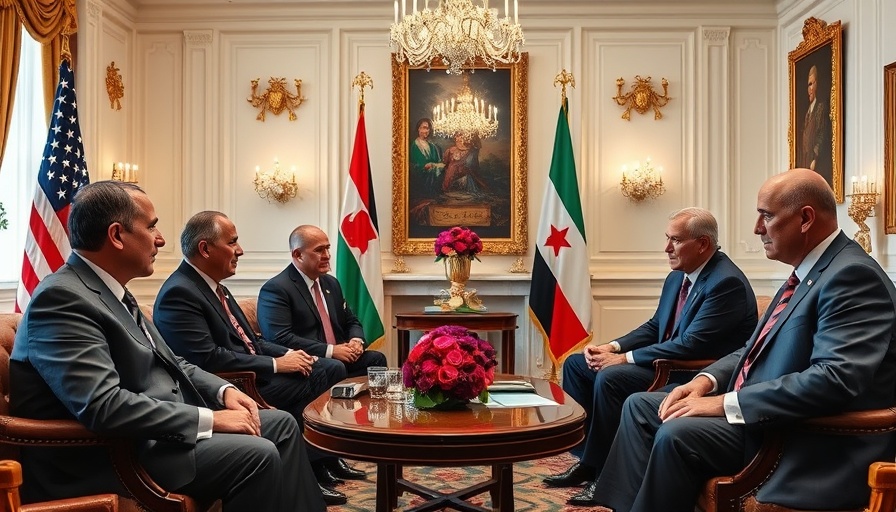 Diplomatic meeting illustrating U.S. foreign policy and Jordan relations.