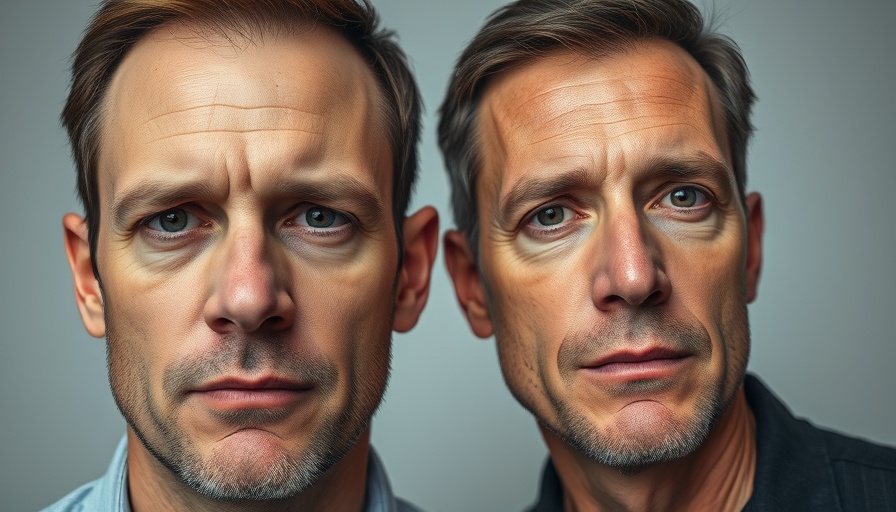 Close-up of two men with serious expressions discussing Texas redistricting impacts on voting rights.