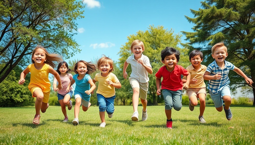 Children playing at Kerr County summer camps reopening outdoors.