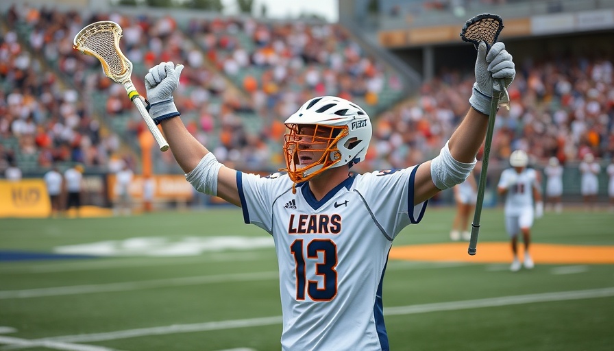 2025 PLL Draft: Lacrosse player celebrates during the game.