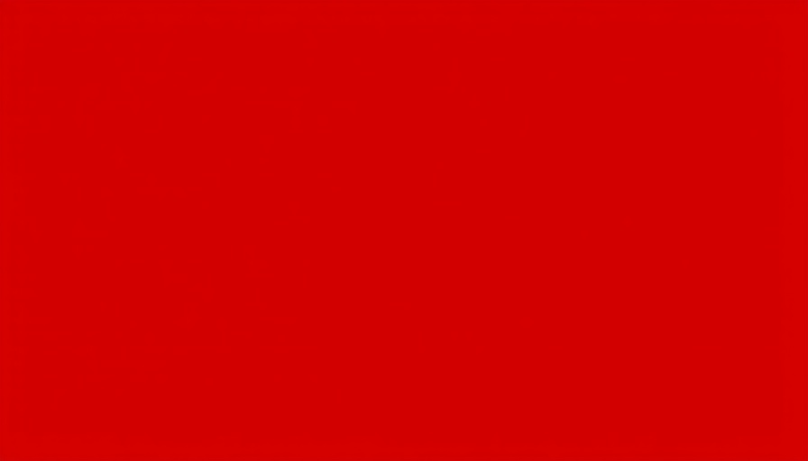 Solid red placeholder image.