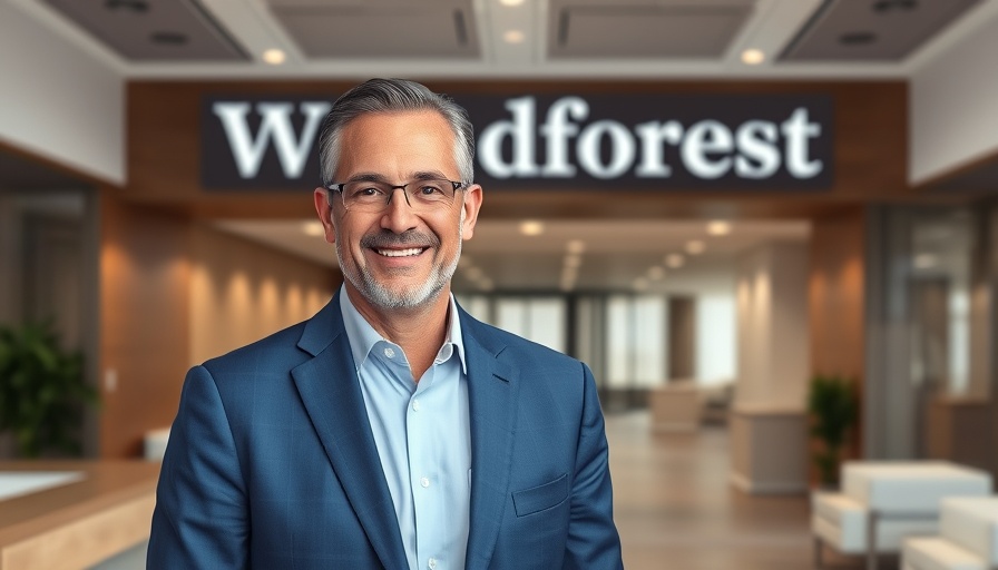Woodforest CEO retirement impact on Houston economy: Executive in banking office.