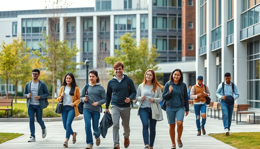 University students walking on campus, related to Texas Tuition Promise Fund enrollment