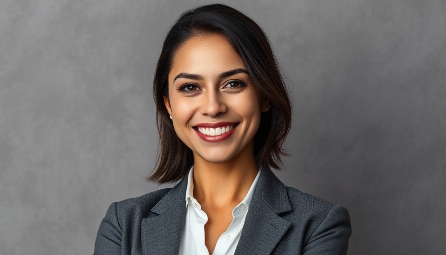 Professional woman smiling for a portrait; Austin entrepreneurs brand health checkup.