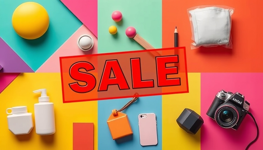 Intentional living discounts vibrant product collage.