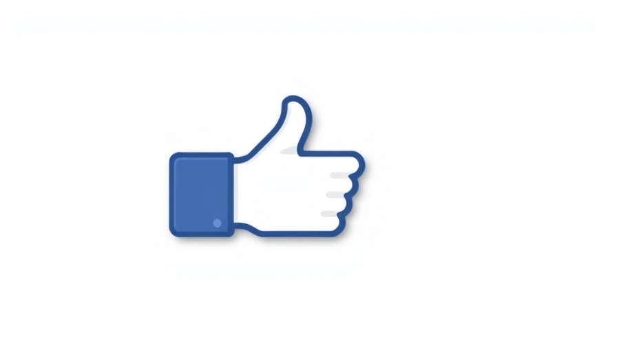 Minimalistic Facebook logo icon on white background.