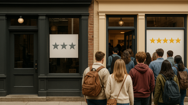 People will beat a path to your door if your online reputation is better than your competitors'.