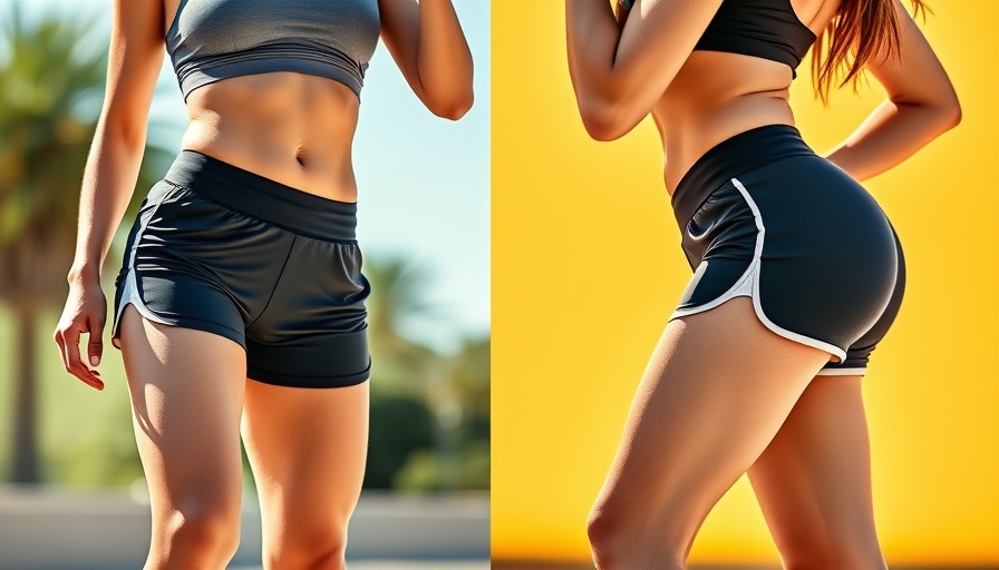 Best workout shorts for women in vivid dual look.
