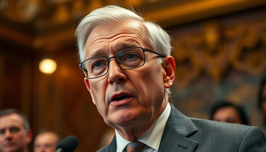 Older man with glasses addressing audience; Epstein Files Release context.