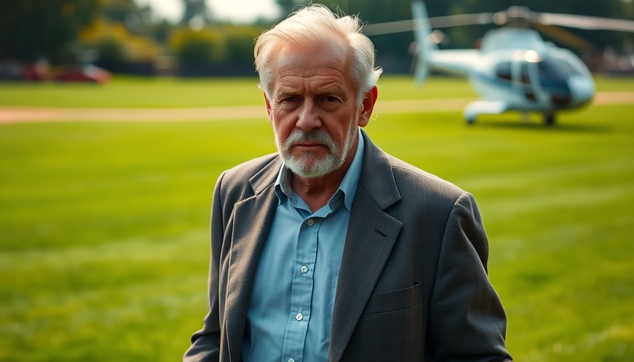 Older man with serious expression outdoors; related to Secret Service Smuggling Incident.
