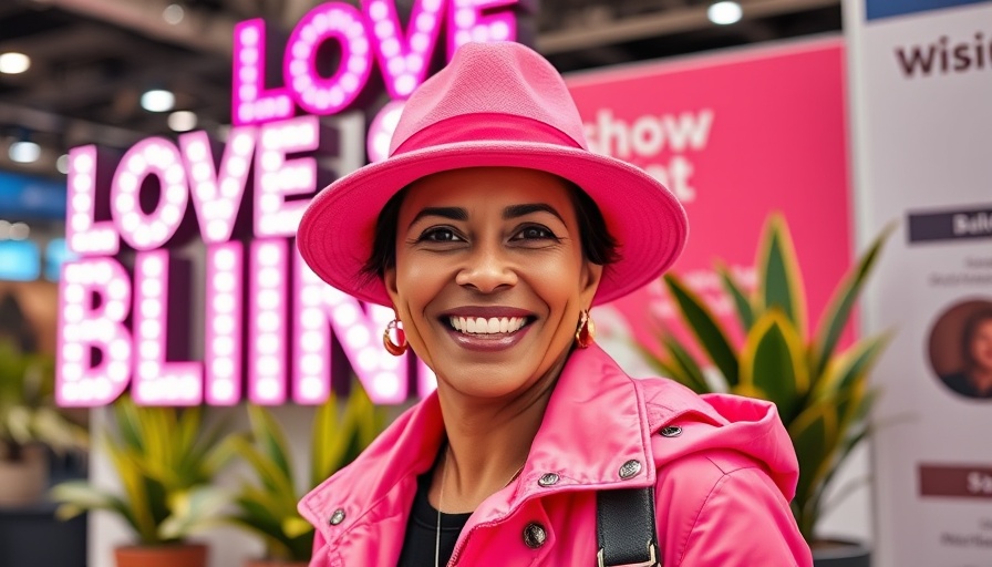 Woman smiling at Love Is Blind casting event, Austin singles.