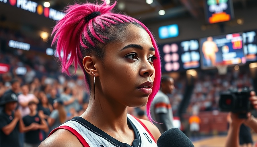 Intense post-game interview with WNBA player.