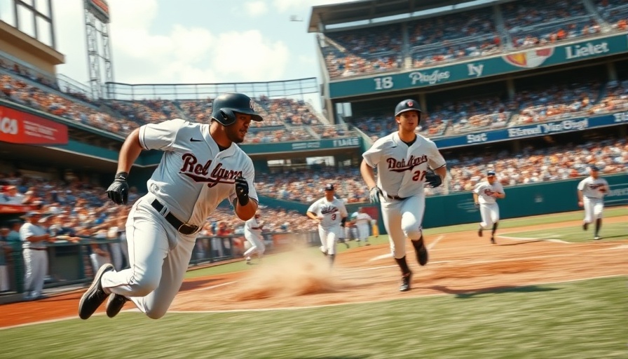 MLB Braves Reds game intense action with players on field