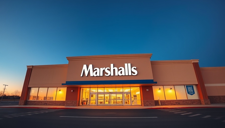 Marshalls opens new store in San Antonio during sunset.