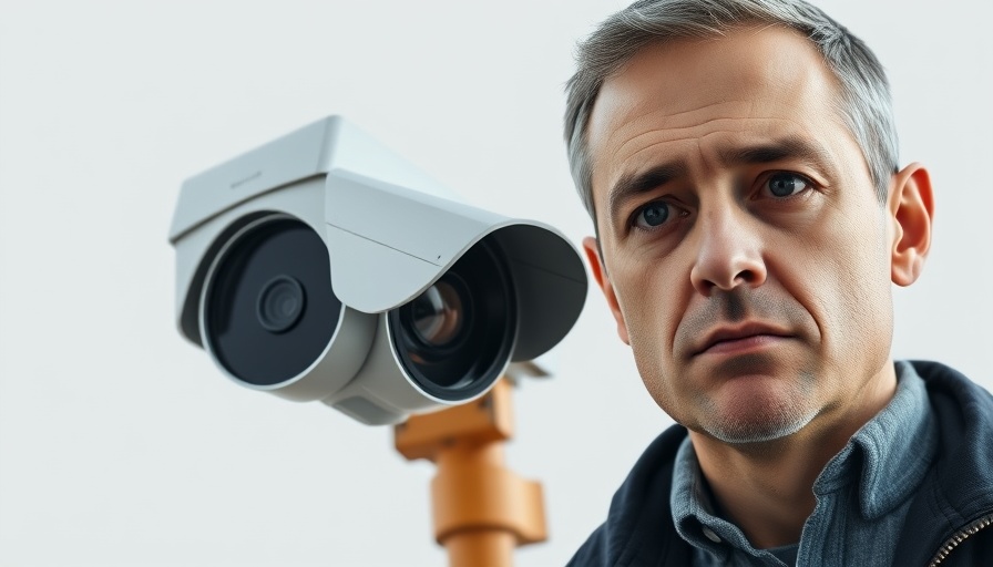 Traffic camera and unidentified man, discussing use of traffic cameras in legal system.