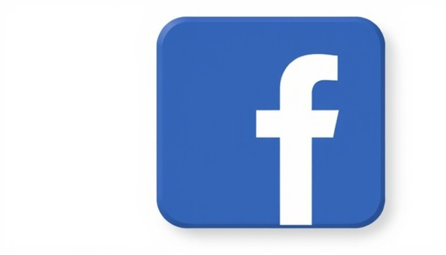 Simple blue and white Facebook logo.