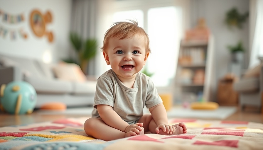 1 year old comes home after 597 days, happy in living room.
