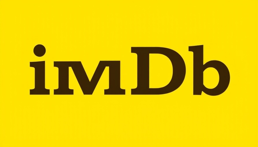 Bold yellow IMDb logo on a black text background.