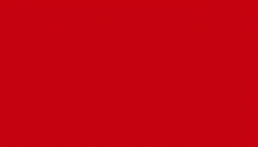 Solid red background representing boldness