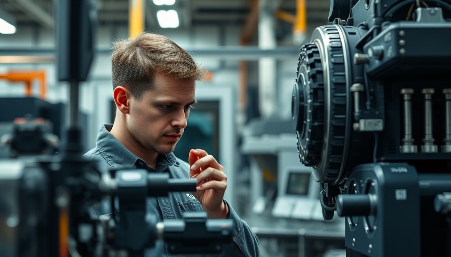 Technician at work in Dallas tech startup, emphasizing industry focus.