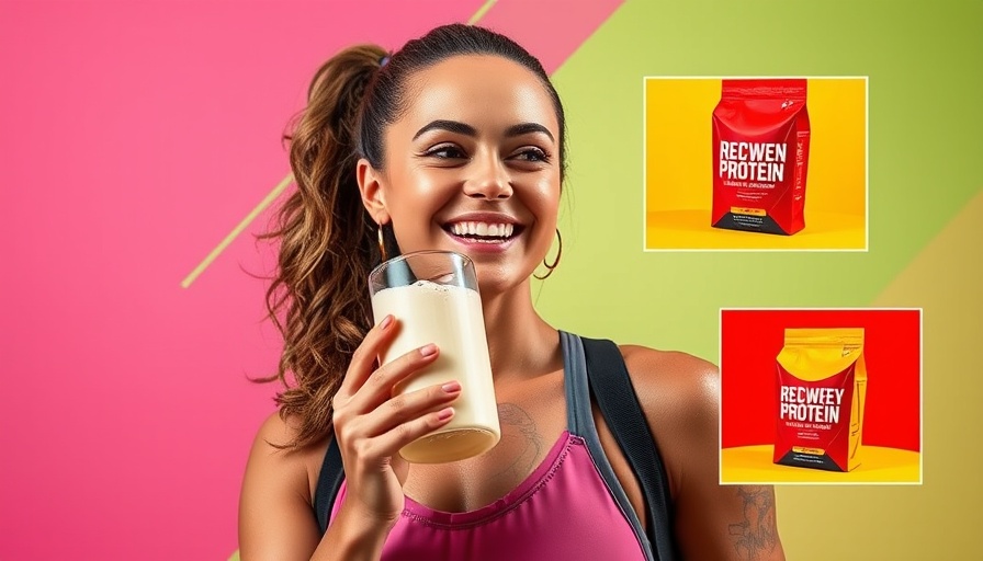 Woman enjoying best clear whey protein powders in vibrant setting