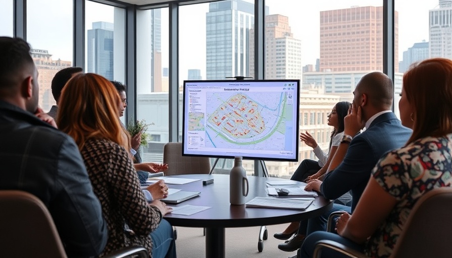Illustration of Dallas zoning changes meeting.