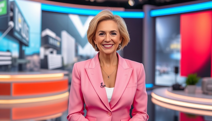 TV anchor presenting Sunday Morning show with various topics including Woody Guthrie's Legacy.