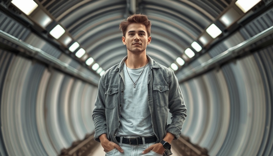 Young man in a tunnel. Concert safety issues in Puerto Rico.