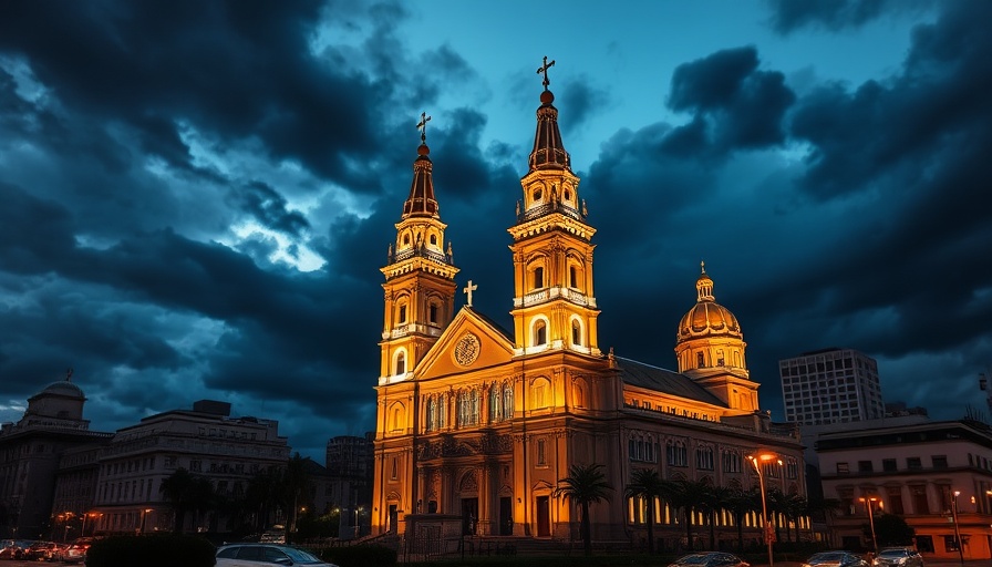 San Fernando Cathedral haunting history illuminated at night