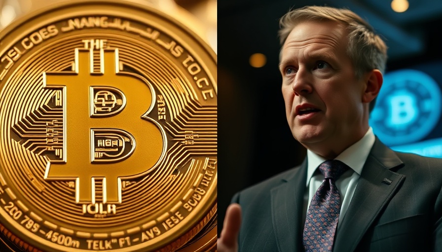 Crypto category reforms discussion with bitcoin and speaker.