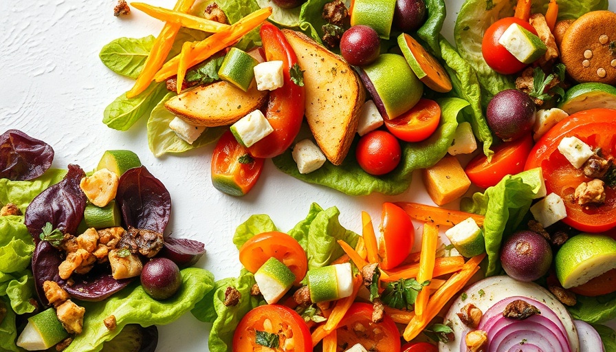 Colorful gourmet salads at Sweetgreen DFW location opening.