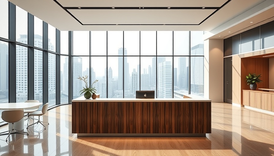 Modern office space in Dallas commercial real estate.