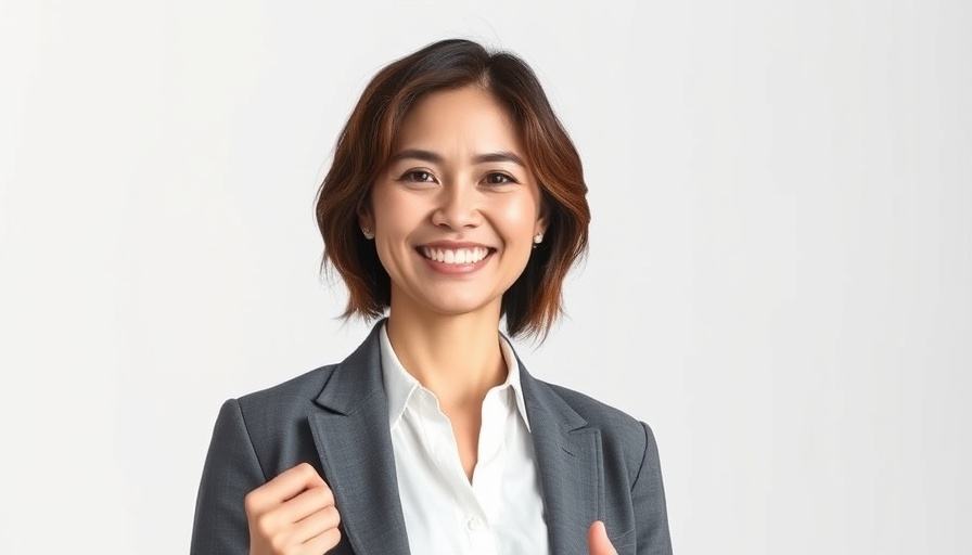 Hydration and brain function: smiling woman presenting on benefits of water for the mind.