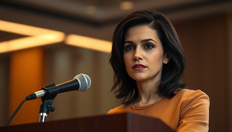 Confident woman discusses Trump security clearance revocations.