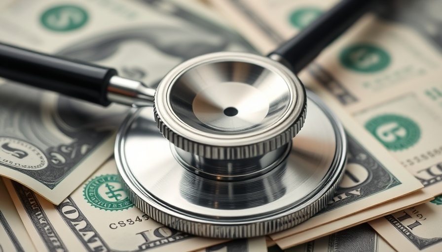 Stethoscope on dollar bills, symbolizing 2026 healthcare costs increase.