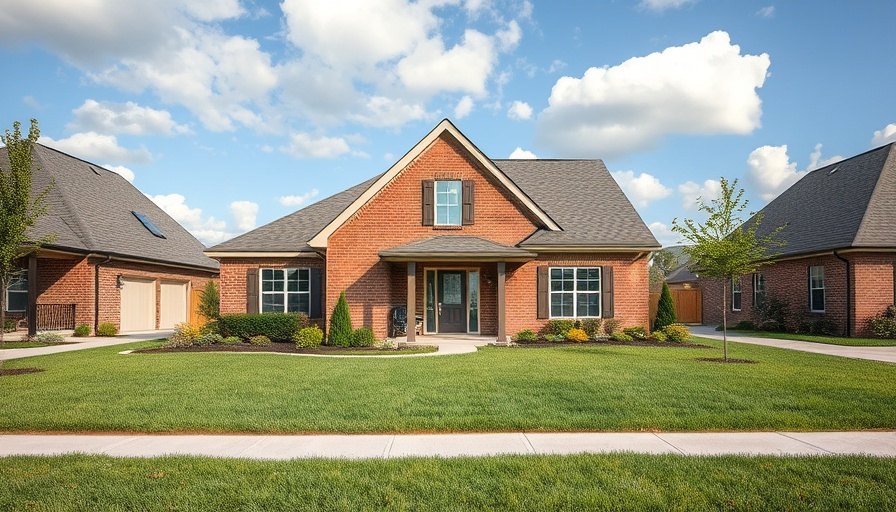 Modern suburban house reflecting Dallas real estate market trends.