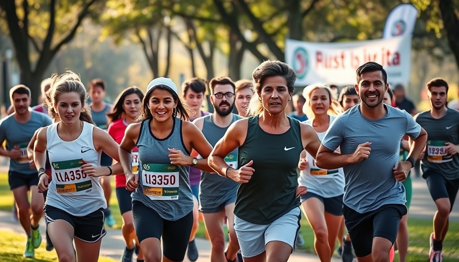 Runners start the Head for the Cure 5K in San Antonio under morning sunlight.
