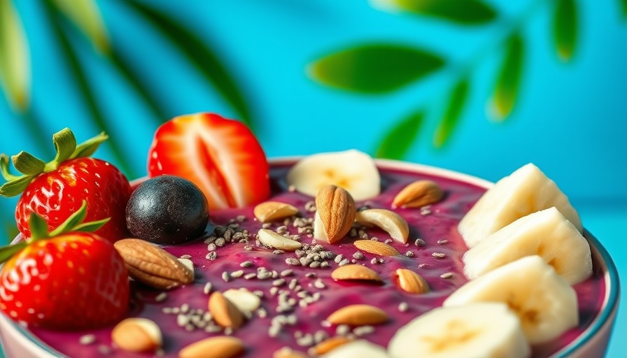 Vibrant acai bowl with fruit, Playa Bowls opening in Boerne