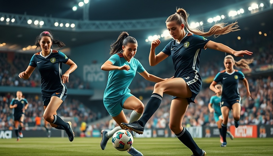 Gotham FC players showcase skill during Champions Cup defense match.