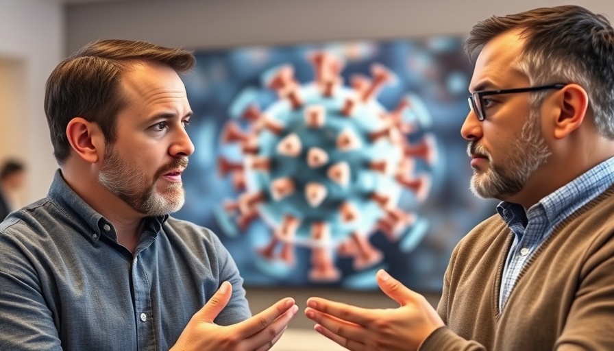 Two men discussing health topics related to aging tips