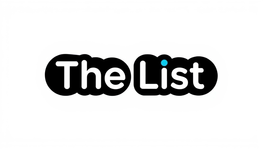 Simple text logo 'The List' in black and blue circles.