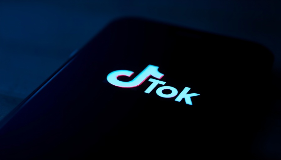 TikTok logo on smartphone highlighting mental health risks.