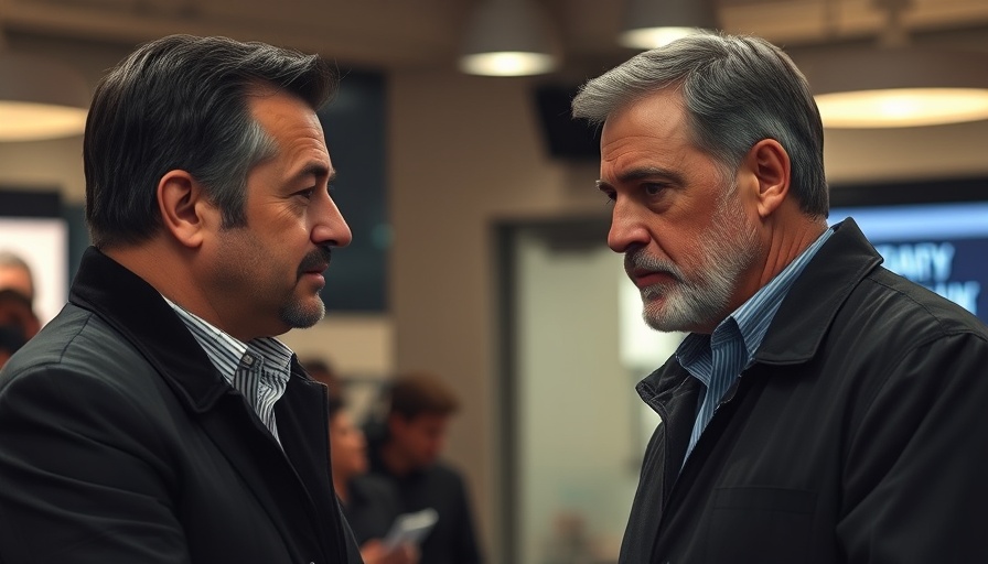 Two men discussing consequences for breaking quorum.