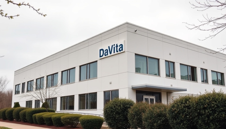 DaVita building exterior related to ransomware attack