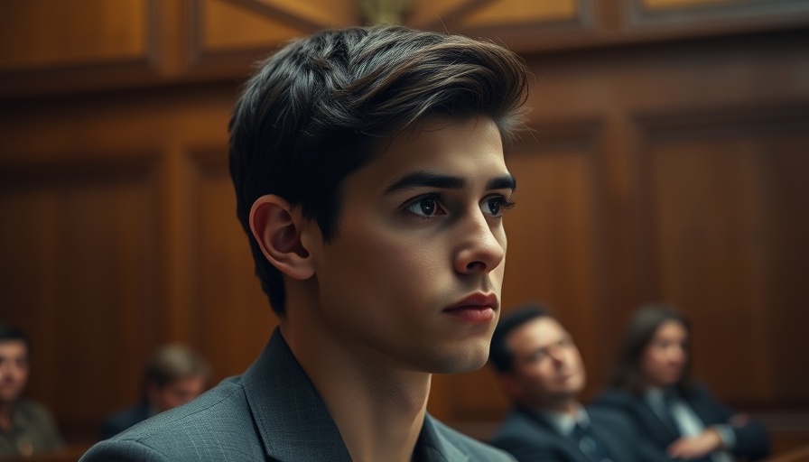 Focused courtroom scene during Menendez Brothers parole hearings.