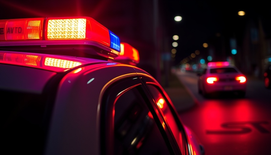 San Antonio police lights at night for hit-and-run news.